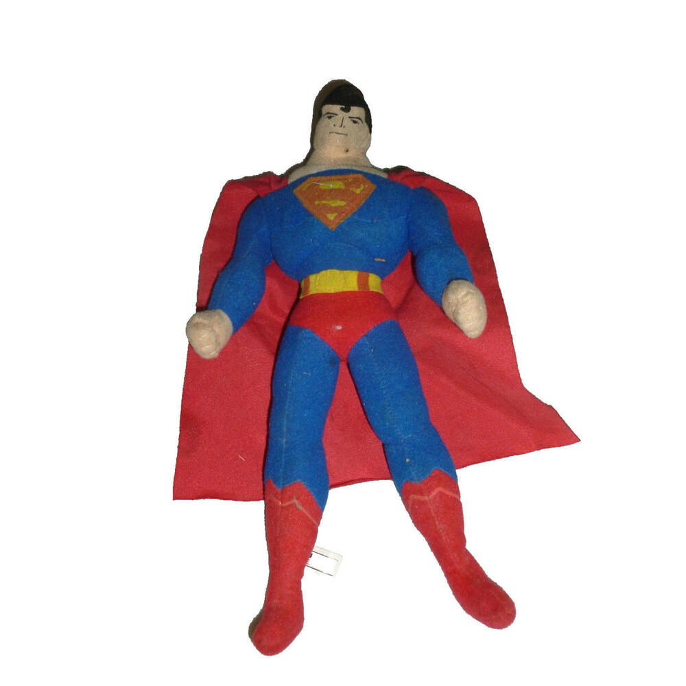 Justice League Plush Doll Excellent Superman 12" Toy Works DC S65 Vintage